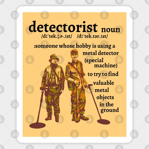 Detectorist Definition Magnet by Slightly Unhinged